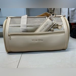 Wild One Travel Carrier Bag - color Tan - New and unused. Fits small pets